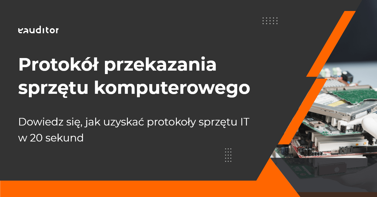 eAuditor – protokół przekazania