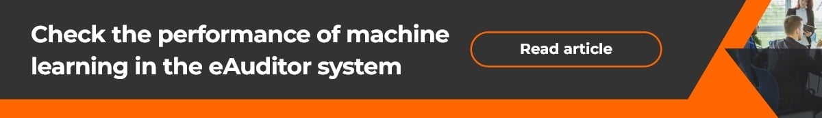 Check the performance of machine learning in the eAuditor system