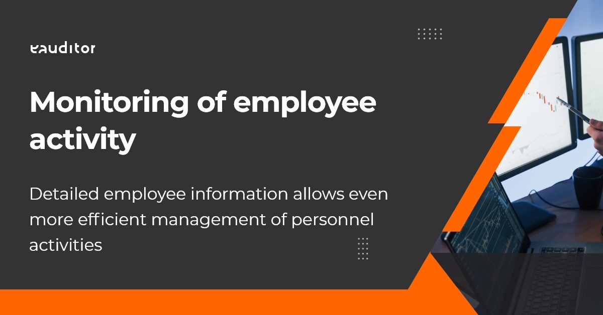 Monitoring of employee activity