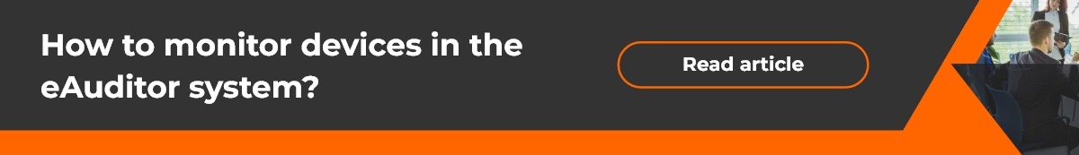 How to monitor devices in the eAuditor system?