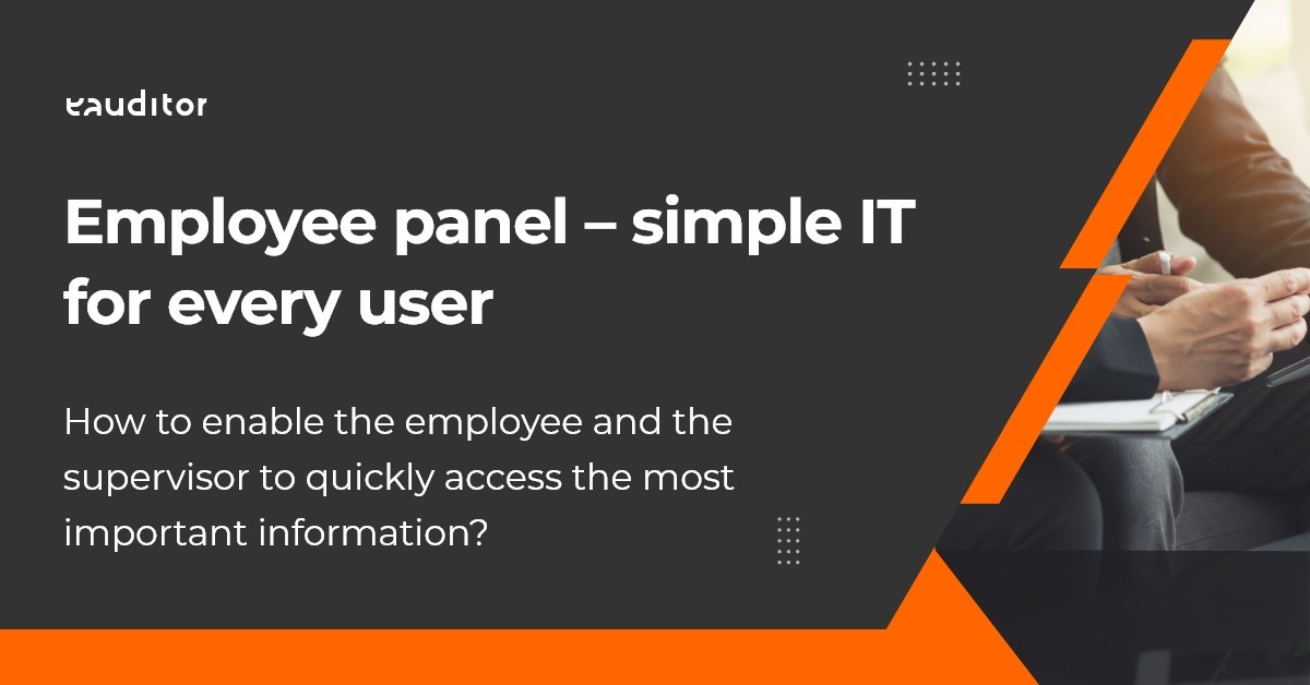 Employee panel – simple IT for every user