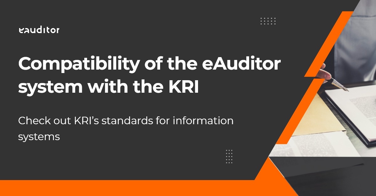 Compatibility of the eAuditor system with the KRI