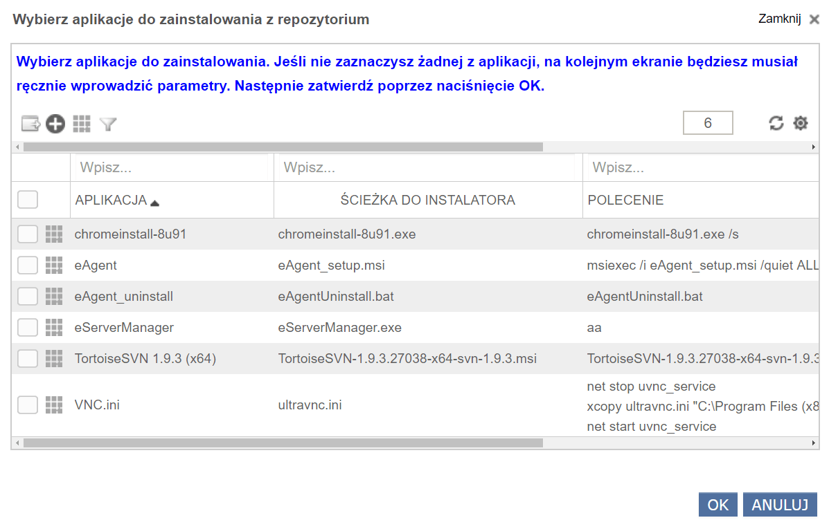 Zdalna instalacja