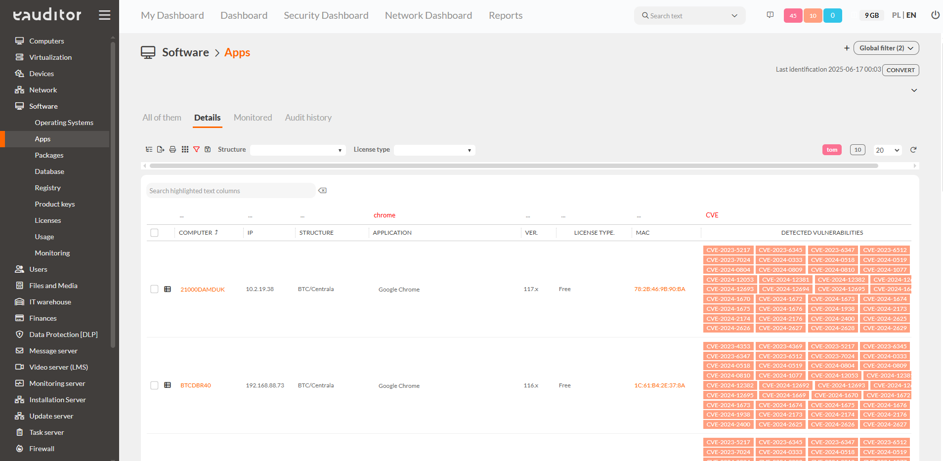 Vulnerability management