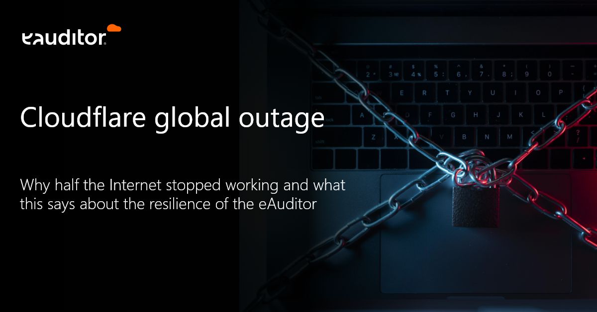 Why half the Internet stopped working and what this says about the resilience of the eAuditor cloud® system